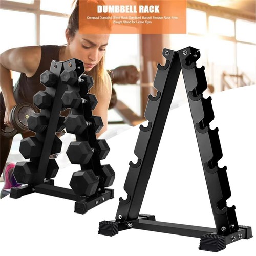 5tier dumbbell rack storage - dumbbell,