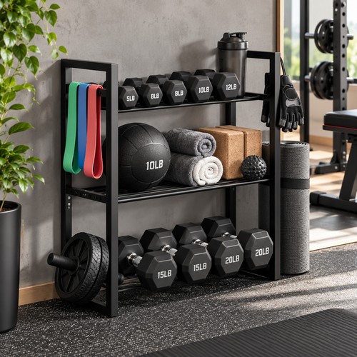 Tier dumbbell rack - dumbbell,