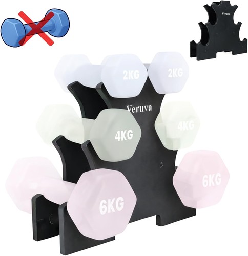 Tier dumbbell rack with - tier,