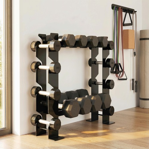 Tier dumbbell rack - 4-tier,
