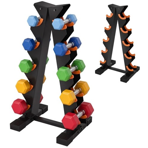 Tier dumbbell rack a frame - 5-tier,