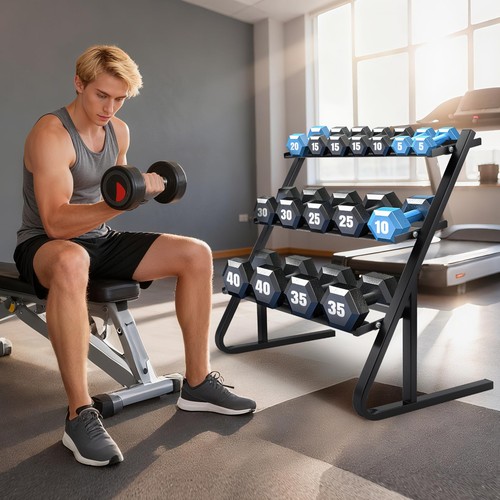 Heavy duty tier dumbbell - duty, 3-tier