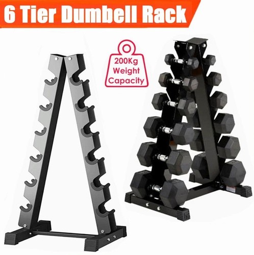 Tier dumbbell storage rack - 6,