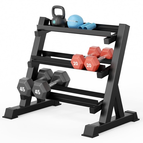 Adjustable tier dumbbell - adjustable, 3-tier