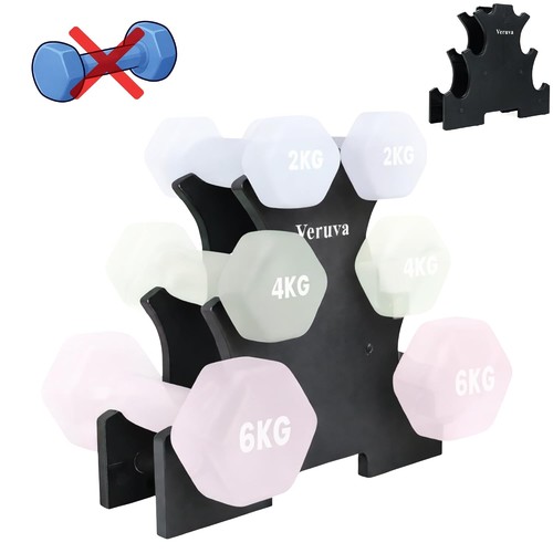 Tier dumbbell rack with - dumbbell,