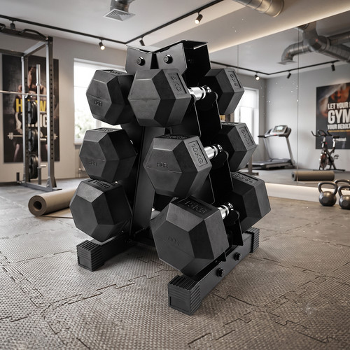 Ironman rubber coated - rubber, hex