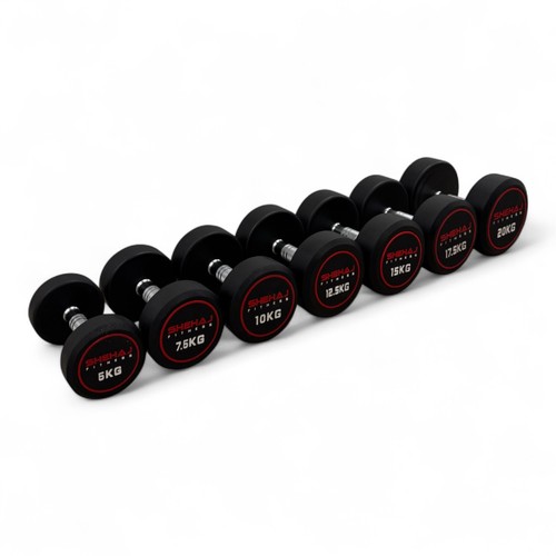 Round dumbbells cast iron - dumbbells,