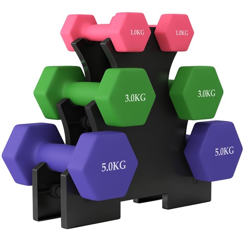 Sportnow hex dumbbells set - hex,