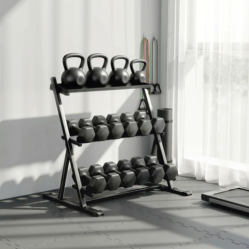 Tier dumbbell rack weight - 3-tier,
