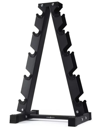 Black weight rack dumbbell - black, /